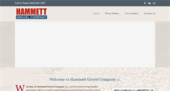 Desktop Screenshot of hammett-gravel.com