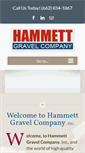 Mobile Screenshot of hammett-gravel.com